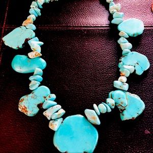 Turquoise Slab Necklace